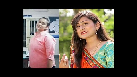 suspended for tiktok lady cop is now a star in gujarati video album