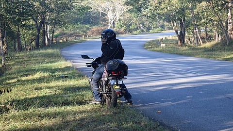 मोटारसायकलस्‍वार