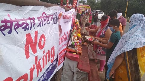 Anant Chaturdashi 2020 : चिंचवड परिसरात सात हजारांहून अधिक भाविकांनी केले मूर्तीदान