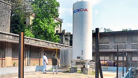 why 'Oxygen Plant' at Vasantdada Government Hospital get stuck?