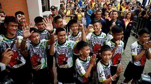 Thai cave footballers and coach describe miracle rescue