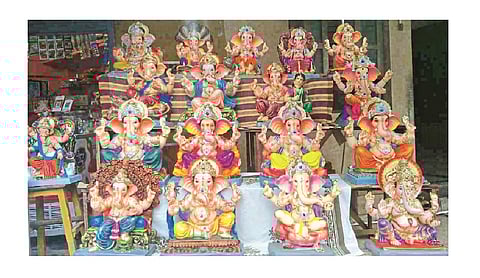 month and half ago, Bappa came to the stall