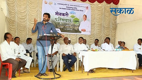 Pratik Patil said that due to excessive use of water, the land is becoming saline and barren