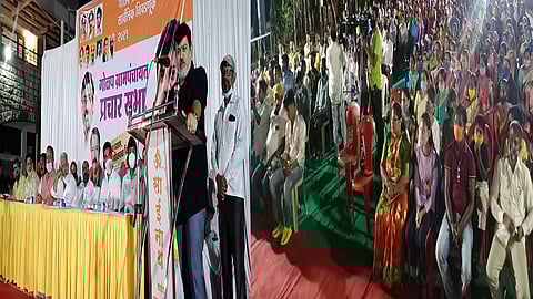 Higher and Technical Education Minister Uday Samant worn for salvi kankavli