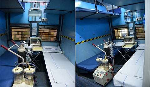 Railway coach will be turned  to isolation ward for corona positive