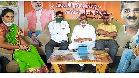 Ex Bjp Distirct President Pramod Jathar Criticism On Shivsena 