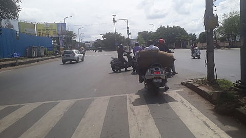 Rajaram Bridge traffic