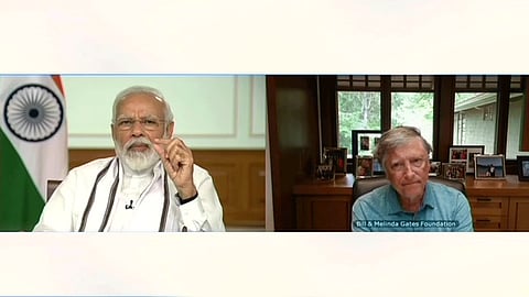 PM Modi Discusses COVID-19 Situation And Vaccine To Cure It With Bill Gates