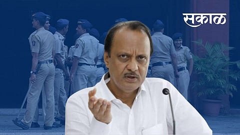 Deputy chief Minister Ajit Pawar Scold the Pune Police
