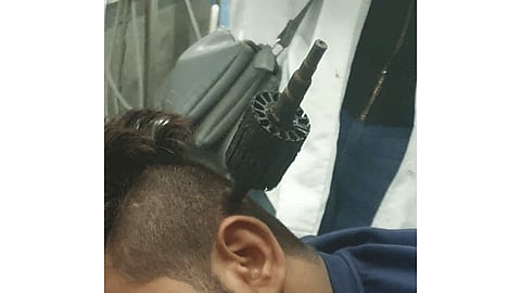 19 year old Vivek attacked in his own shop drill machine bored into his head