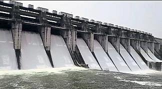 The radish dam is half full