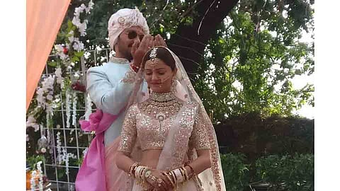 Actress Rubina Dilaik And Actor Abhinav Shuklas Wedding Photos