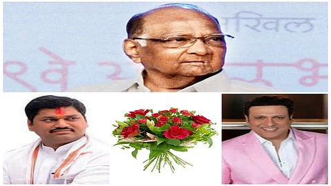 Sharad Pawar, Actor Govinda And Dhananjay Munde