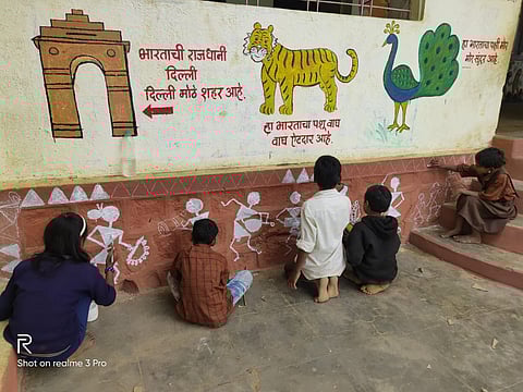 Through Mahatma Gandhi Grameen Rozgar Yojana, works will be done in schools and Anganwadi areas and this will open the beauty of Zilla Parishad schools in the state..jpg