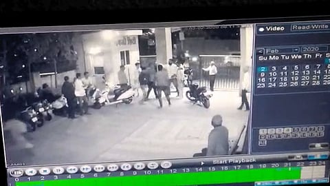 Housing Society president brutally assaulted Bhosri Pune