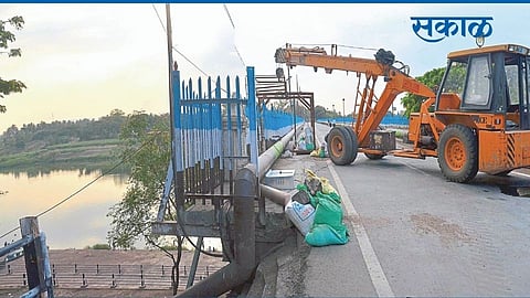 Work on three bridges near Sangli is now in full swing