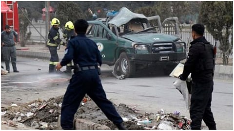 Afghanistan Explosion in a van returning from a wedding ceremony 10 members of the same family died