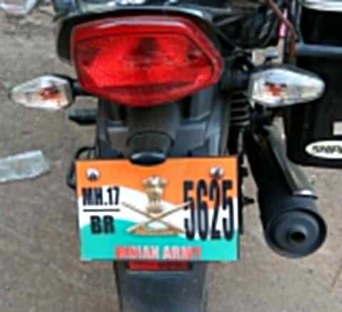 Misuse of press, army, police logos