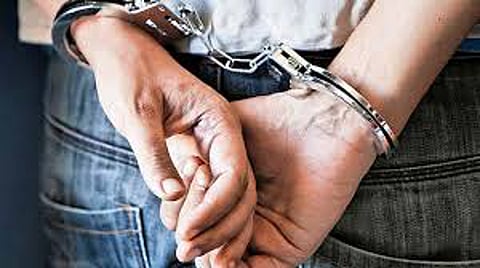 arrested