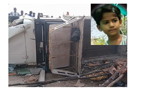 Small girl dies in an accident in Chandrapur