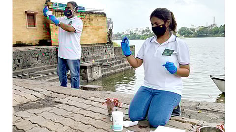 What exactly happened in the lakes in the nagpur?