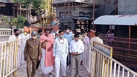 yesterday the temple of jyotiba open 2500 people visit in kolhapur