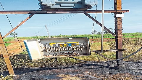 Danger Of Electricity D P's Due To Lack Of Repairs Kolhapur Marathi News