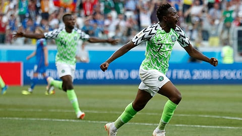 Nigeria beats Iceland in football World cup 