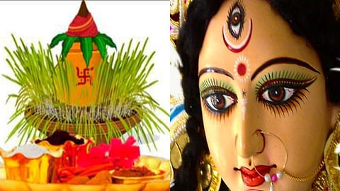 आदीशक्तीचे उत्साहात आगमन; भाविकांनी मंदिरा बाहेरूनच घेतले दर्शन !