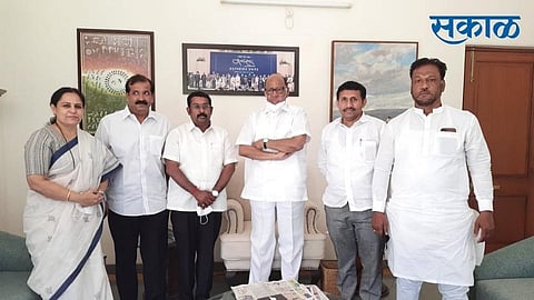 sangli new mayor suryavanshi visit to sharad pawar in baramati