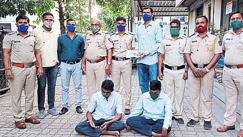 Police seize two wheeler with duplicate pistol