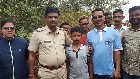 missing boy was found eight hours later pattankodoli kolhapur