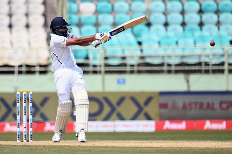 Rohit Sharma scores 1st century as an opener in Test Cricket