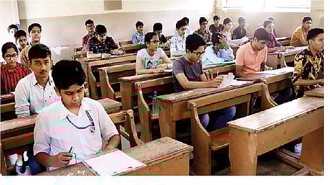 you will get a photocopy of the answer sheet online