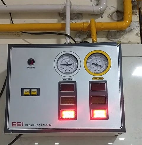 oxygen level in the medical hospital was low after midnight