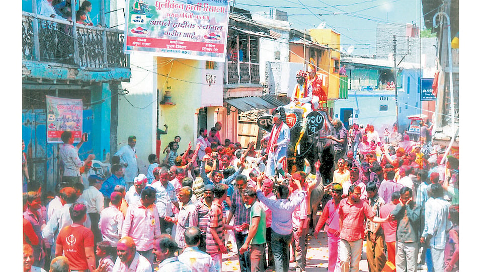 हत्ती रिसाला मिरवणूक जालन्यातली