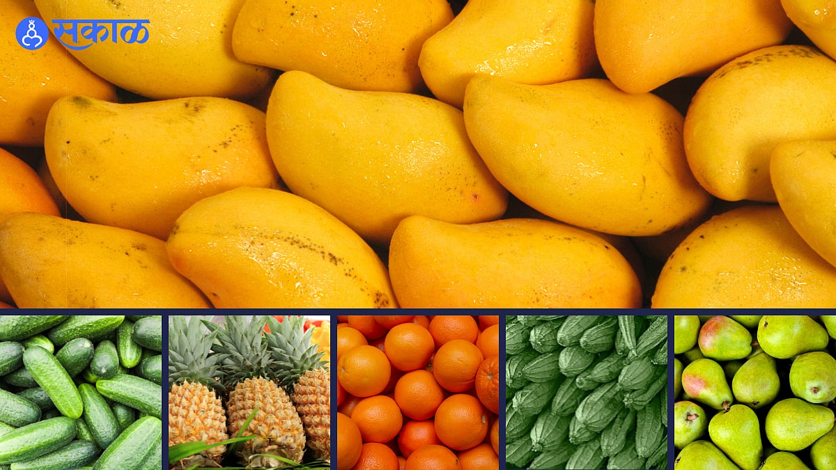 fruits and vegetables: या 'सहा' फळभाज्या तुमच्या शरीराला हायड्रेटेड ...