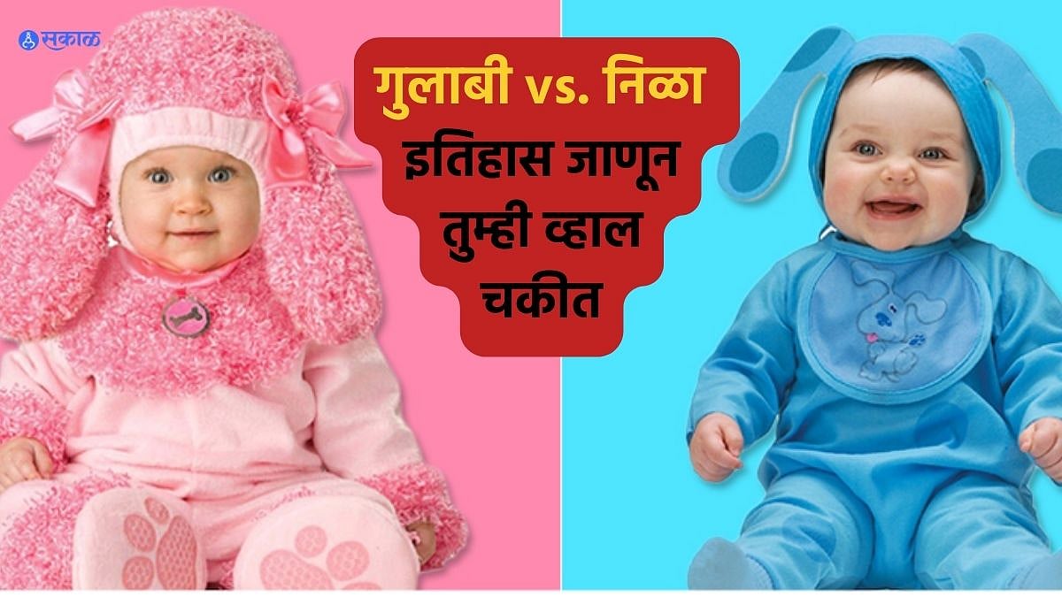 Pink Vs. Blue मुलींचा गुलाबी अन् मुलांचा निळा रंग, कोणी ठरवलं? जाणून घ्या इतिहास l Pink Vs