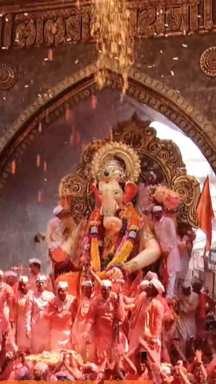 Lalbaug Cha Raja Visarjan: लालबागच्या राजाची विसर्जन मिरवणूक ; काही ...