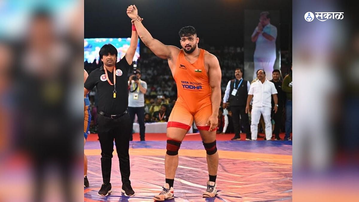 Maharashtra Kesari : महाराष्ट्र केसरी स्पर्धेत शिवराज राक्षेने मानाच्या ...