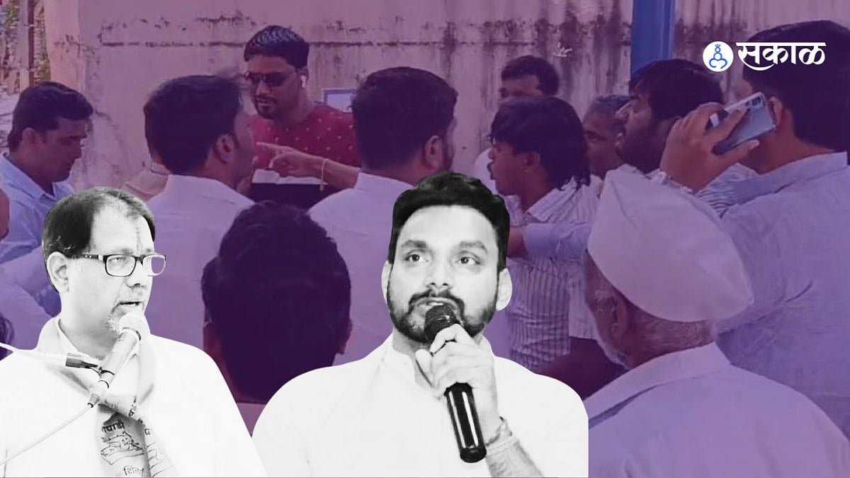 ठाकरे विरुद्ध शिंदे सेनेत राडा, सत्यजित पाटील आणि धैर्यशील माने यांच्या ...