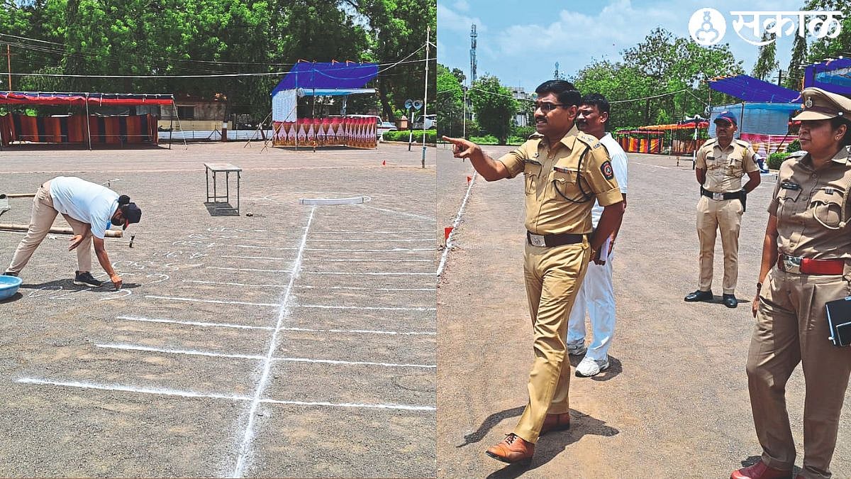 Dhule District Police Recruitment: मैदानी चाचणीवर CCTV ...