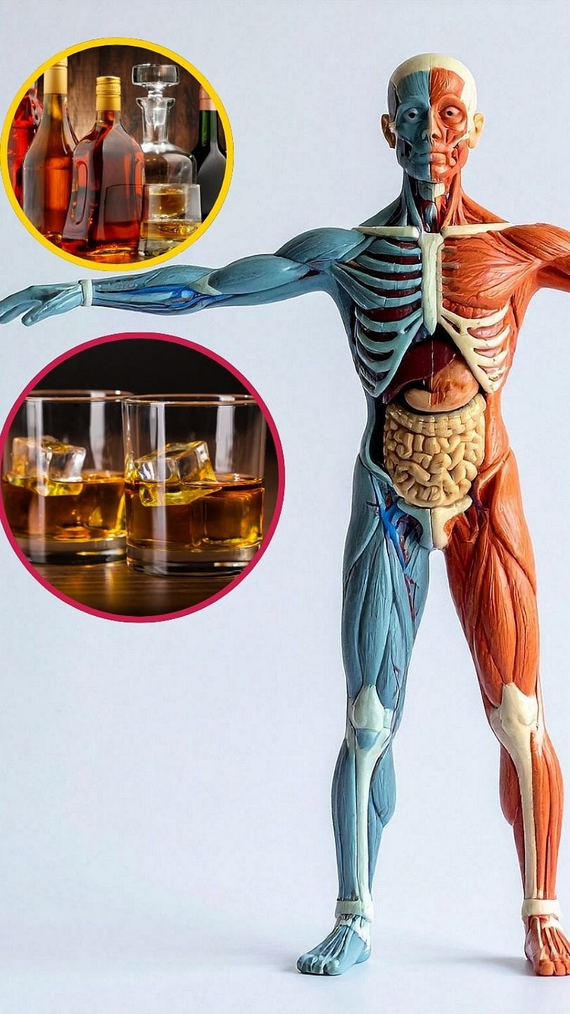 दारू प्यायल्याने शरीरातील 'हा' भाग सर्वात आधी होतो खराब!| Alcohol ...