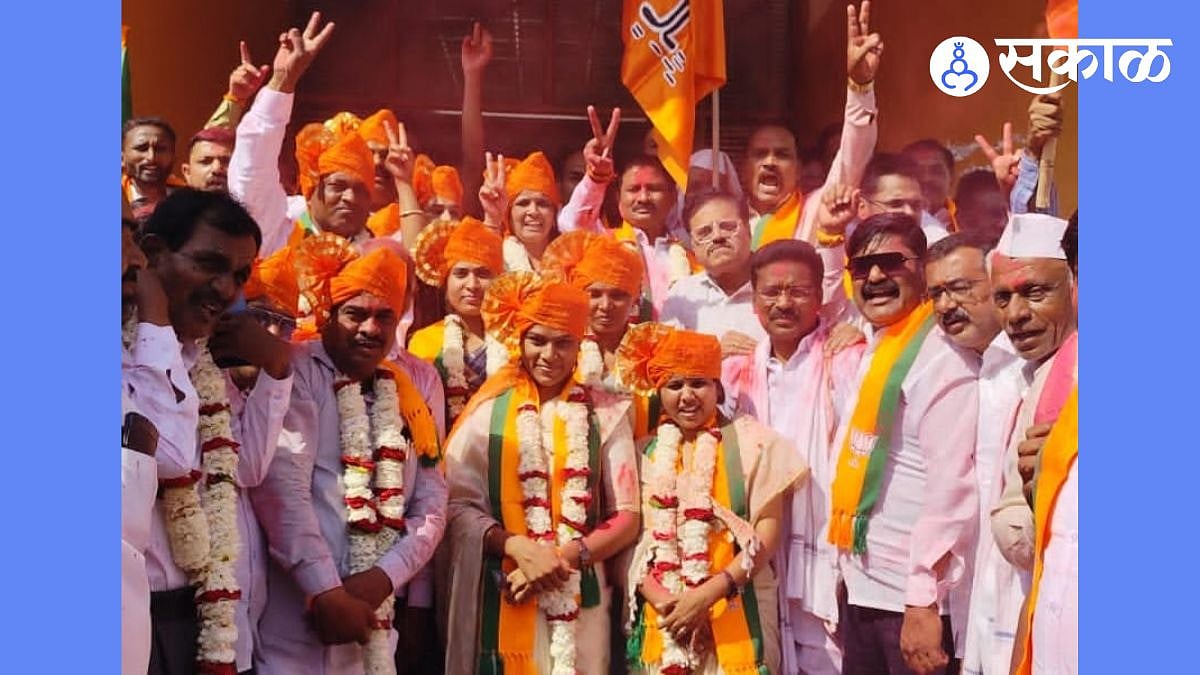 सिल्लोड पंचायत समिती भाजपची सत्ता. BJP's Anita Bankar elected as Sillod ...