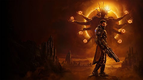 Saros PS5 Game Key Art