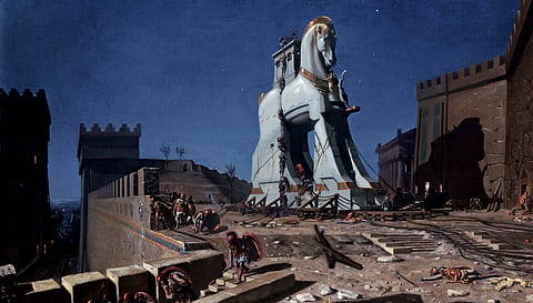The Trojan horse from The Odyssey