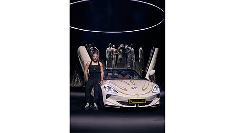Gaurav Gupta’s Light Song Comes Alive With The Couture Editions Of The MG M9 & Cyberster 