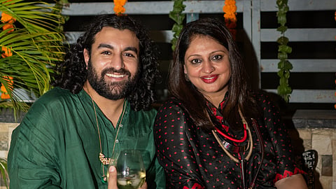 The Home Soiree 2026 curators Akshat Kapoor and Nandini Singh Jhabua in frame 