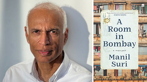 Manil Suri; the cover of ’A Room in Bombay’