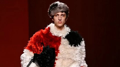 faux fur in menswear